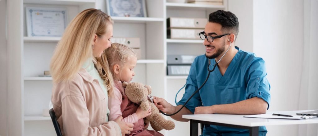 fille chez le medecin