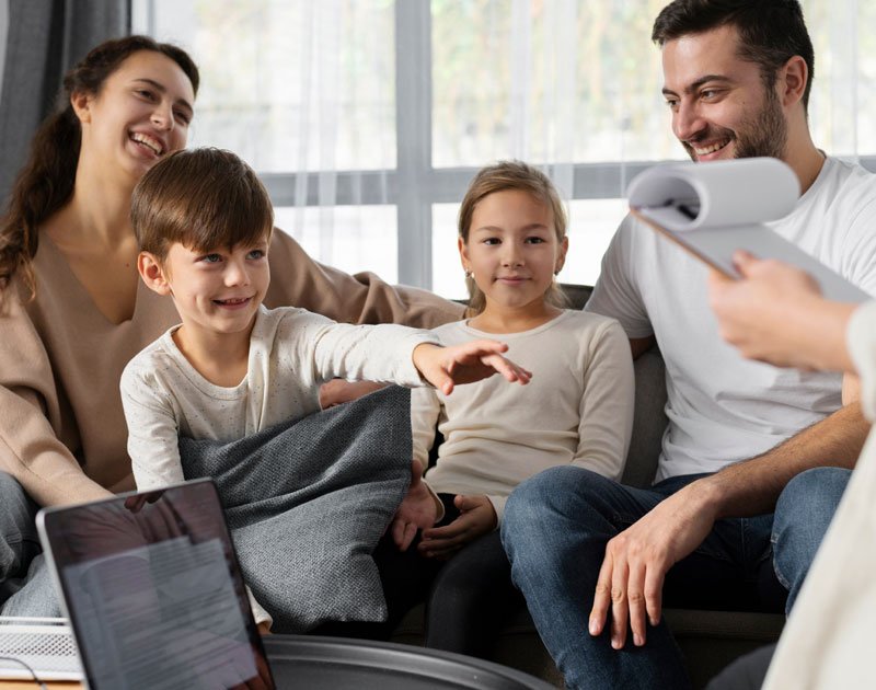 parents avec les enfants